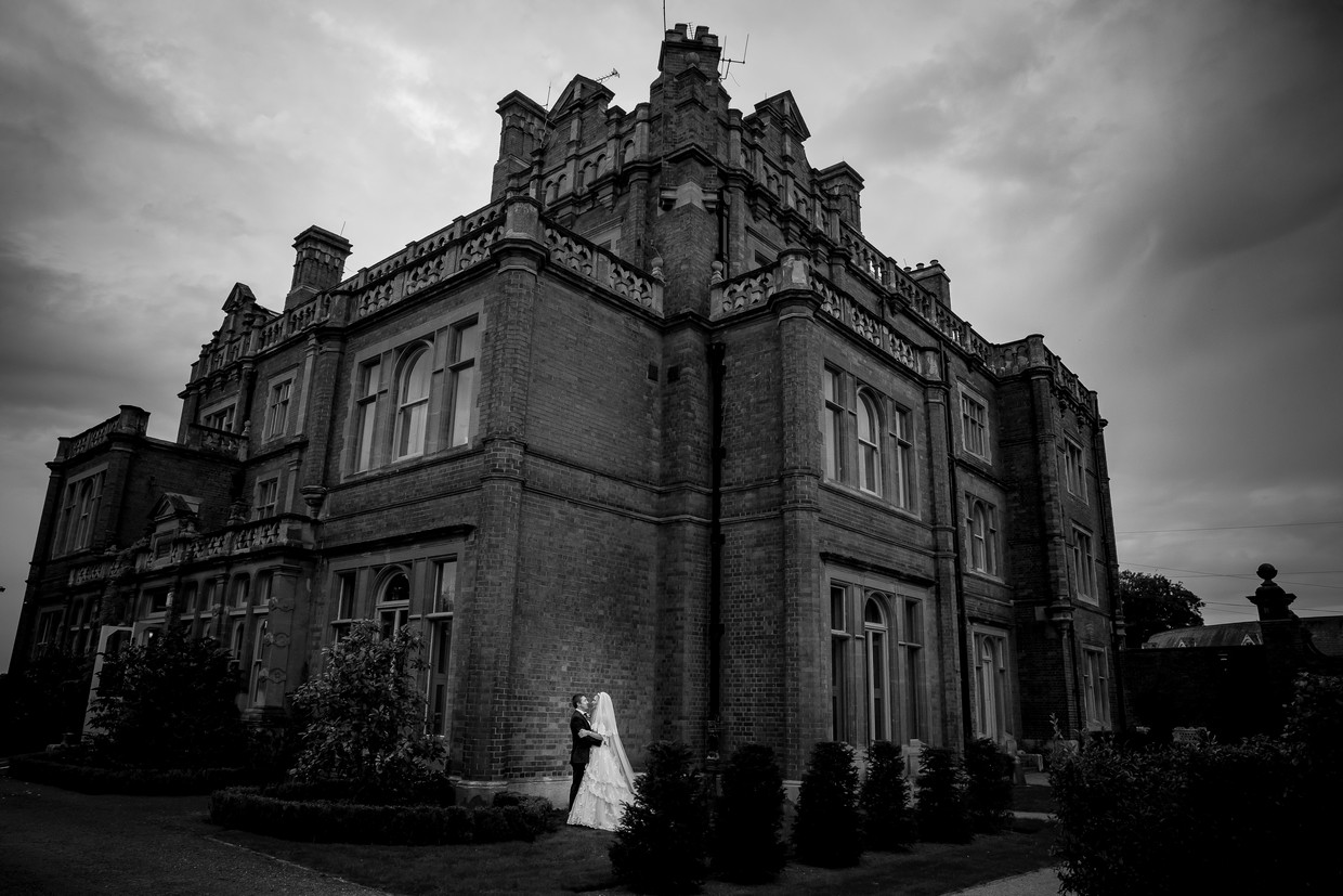 Rossington Hall Wedding Couple