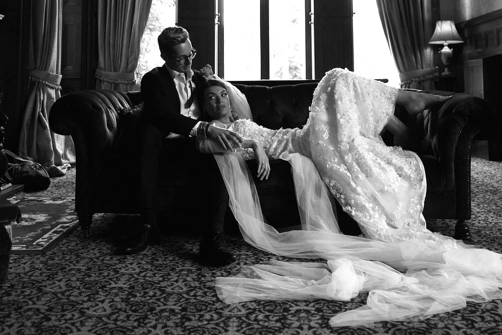 Rossington Hall Wedding couple
